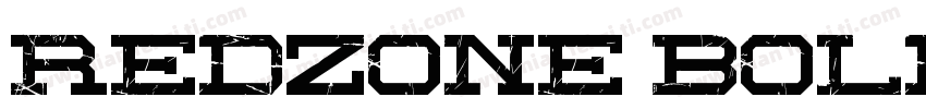 Redzone Bold Reg字体转换